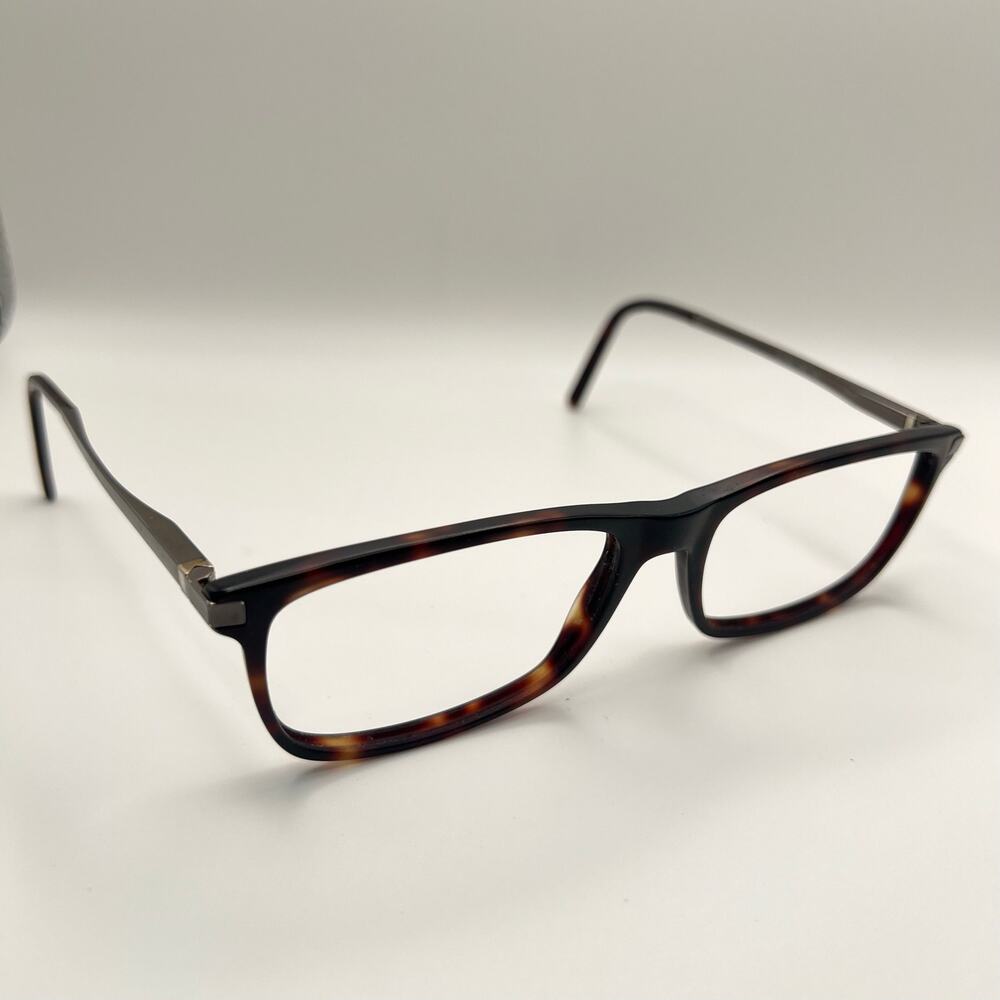 Safilo SA1063 PPG Eyeglasses Rectangular Brown Frames Only 57-18-145 Italy